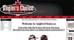 Desktop Screenshot of anglerschoice.ca